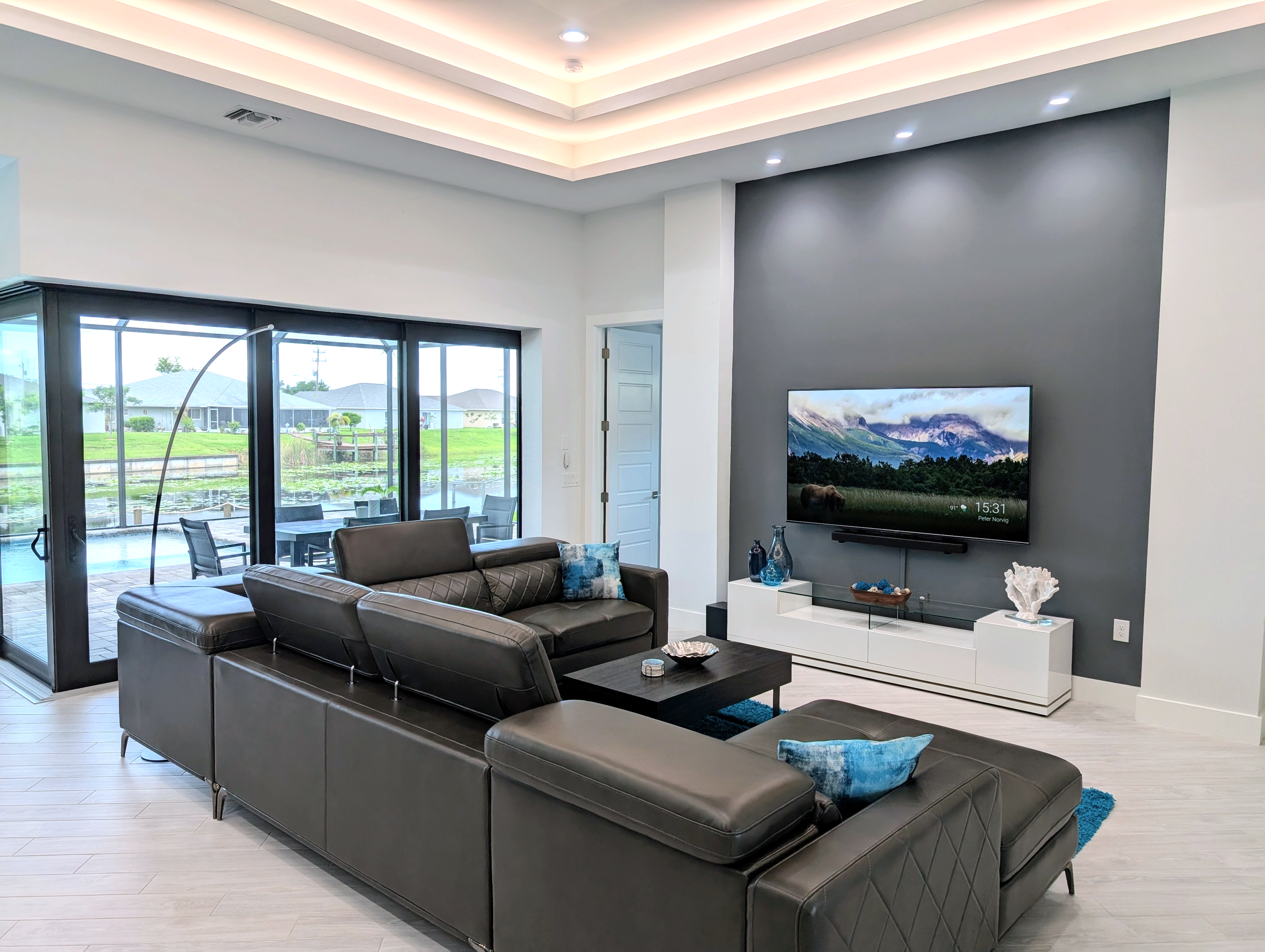 Modern living room interior
